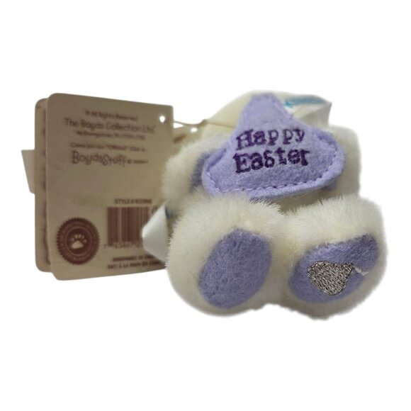 Boyds Bears Hershey Mini Easter Kisses Bunny Head Bean Plush Ornament 4" - Picture 6 of 8